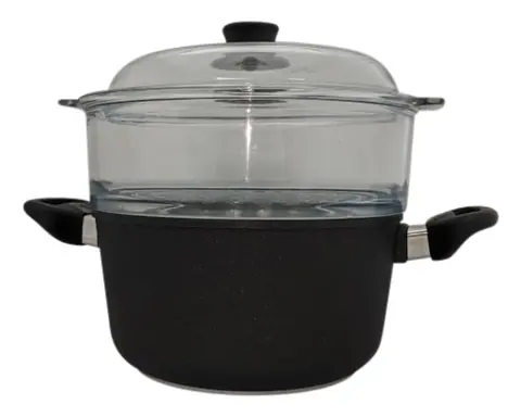 Titanium Soup Pots 20cm 3.0 Litres with 1 Steamer Picture