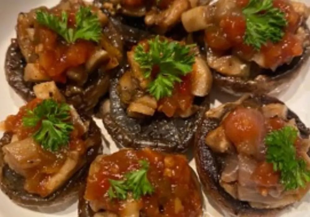 Stuffed Baby Portobello Mushrooms